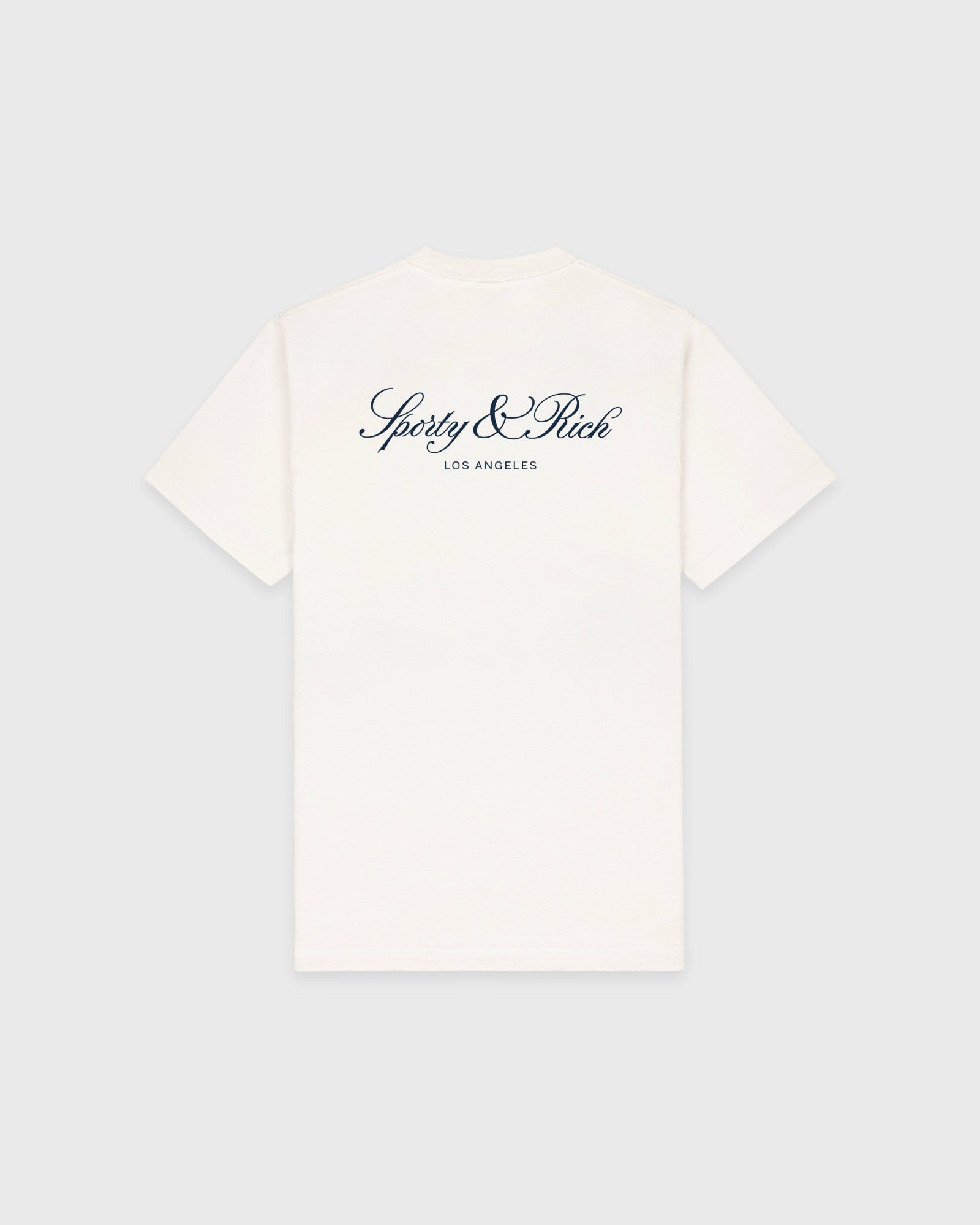 Vendome LA T-Shirt - Ecru/Navy Sporty & Rich Sale