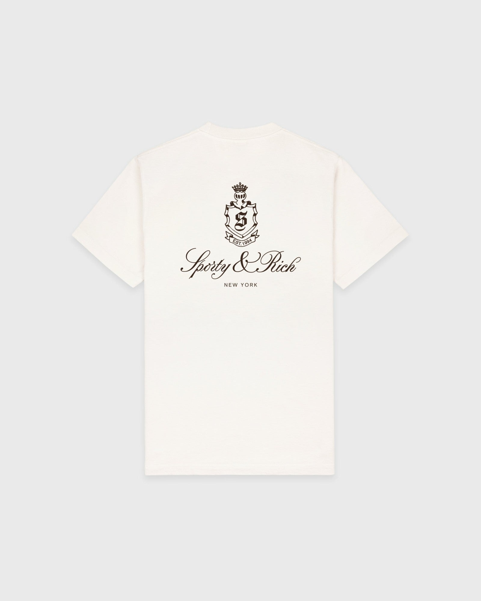 Vendome T-Shirt - Ecru/Chocolate Sporty & Rich Online