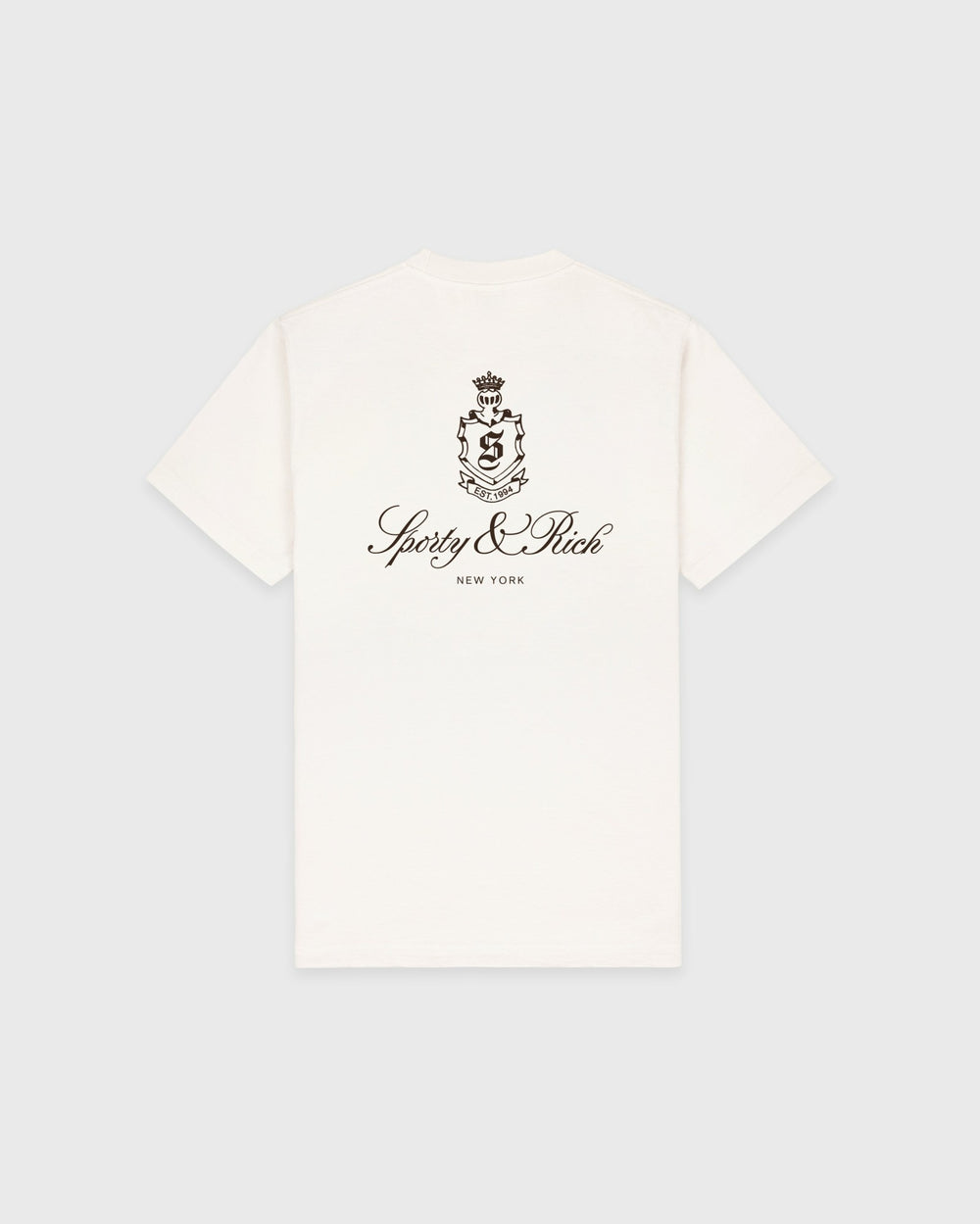 Vendome T-Shirt - Ecru/Chocolate Sporty & Rich Online