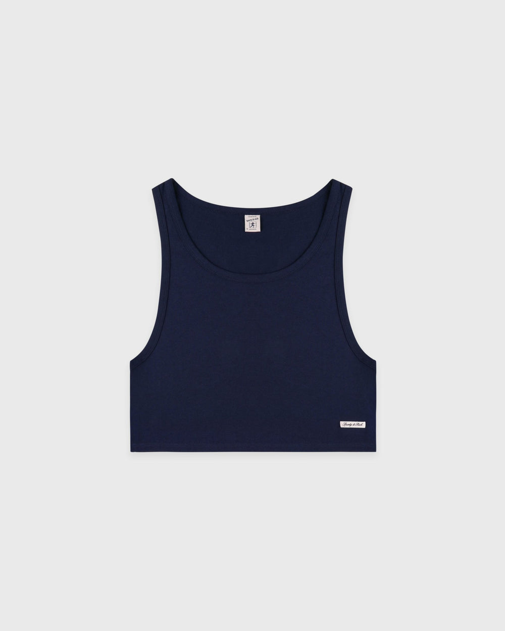 Signature Logo Lounge Tank - Navy Sporty & Rich Discount