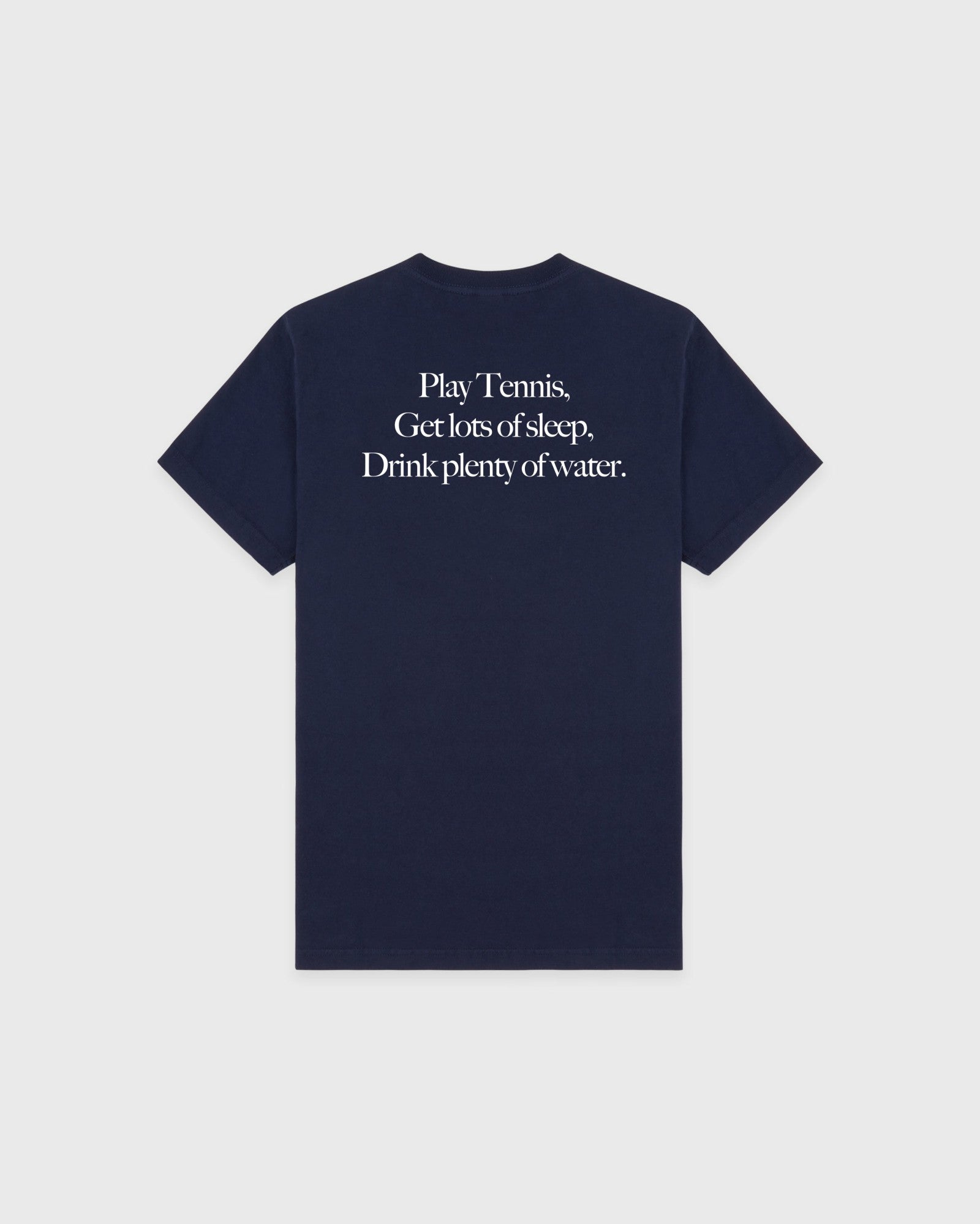 Play Tennis T-Shirt - Navy/White Sporty & Rich Discount