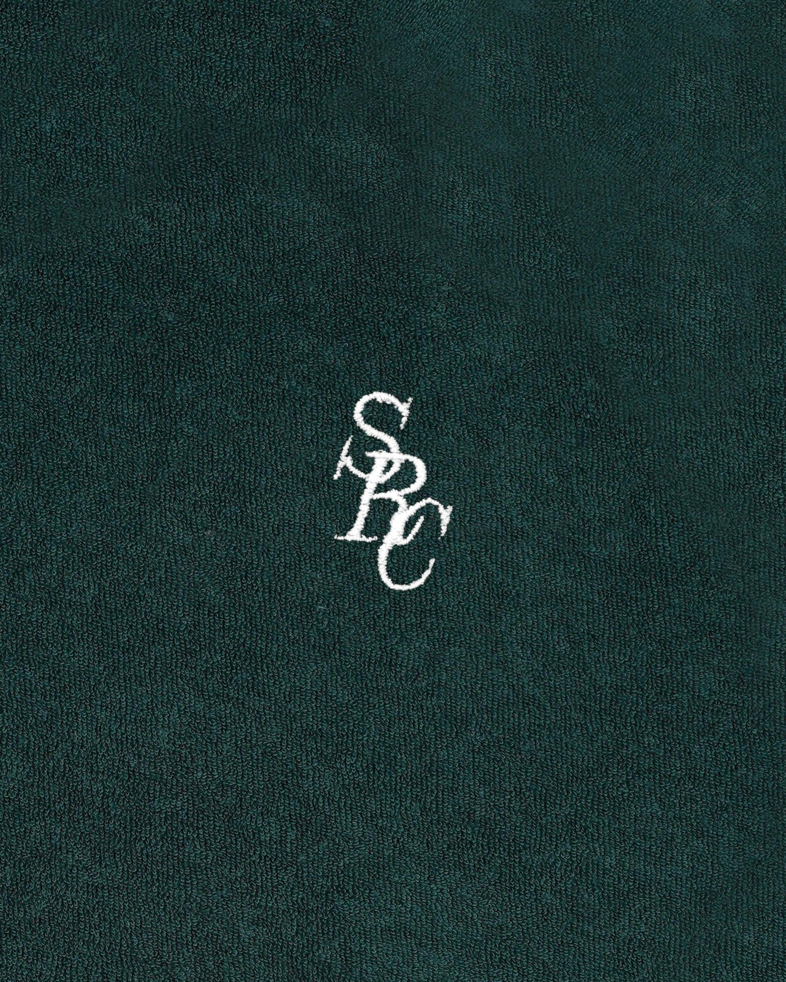 SRC Terry Polo - Forest/White Sporty & Rich Discount