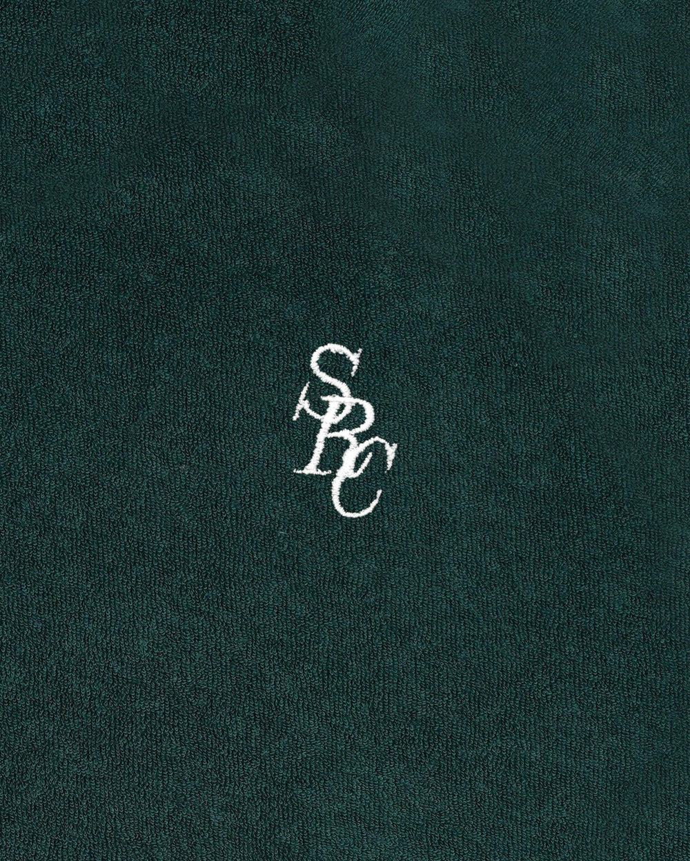 SRC Terry Polo - Forest/White Sporty & Rich Discount