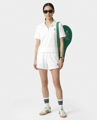 SRC Terry Polo - White/Forest Sporty & Rich For Sale