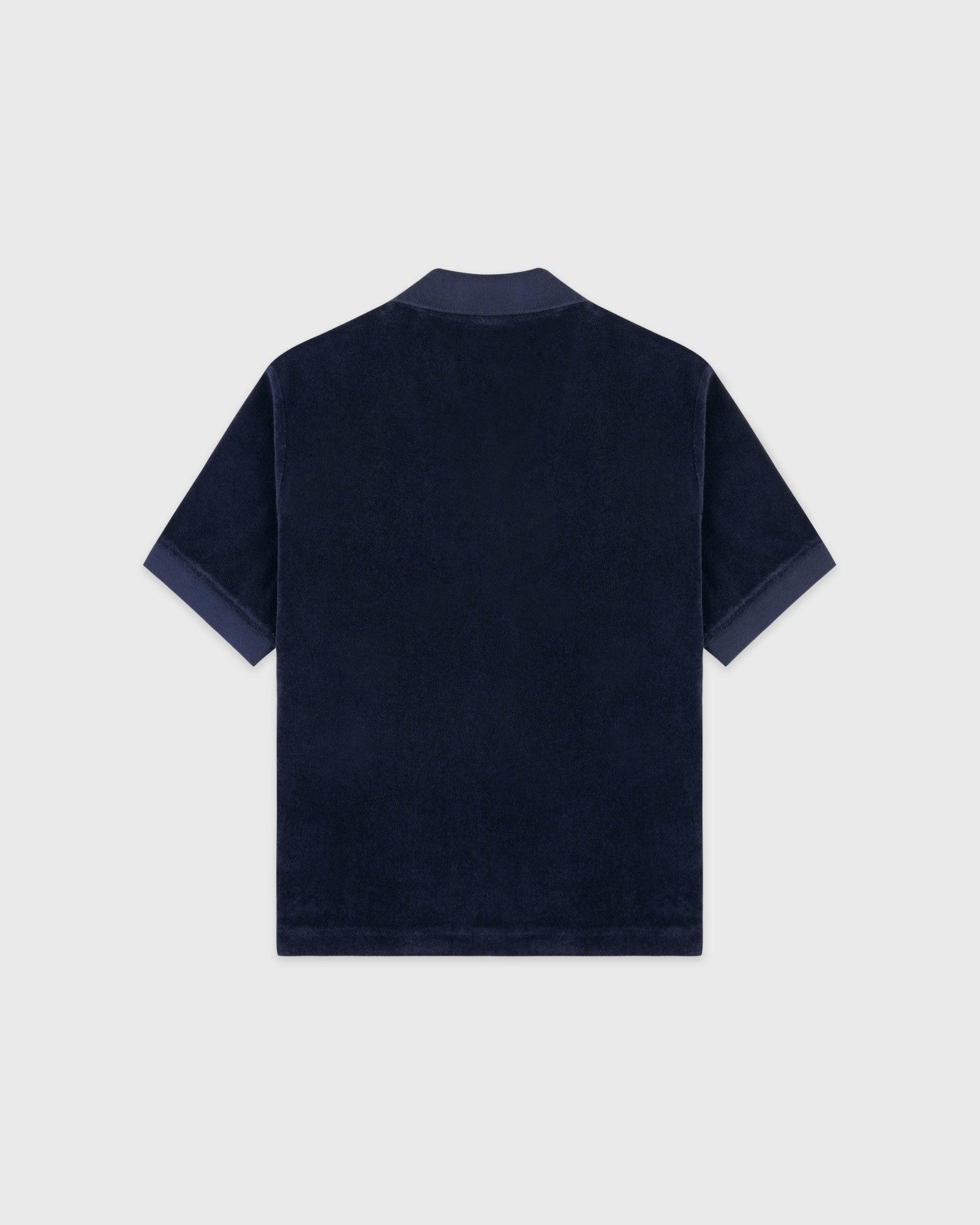 SRC Terry Polo - Navy/White Sporty & Rich Outlet