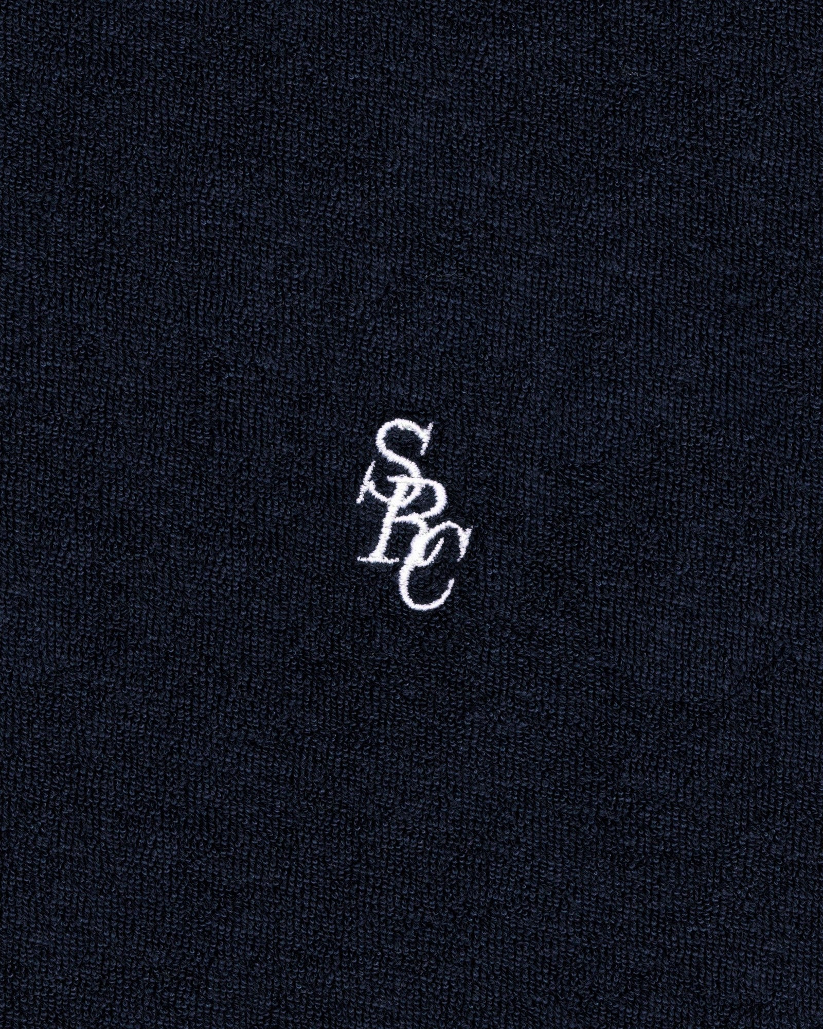 SRC Terry Polo - Navy/White Sporty & Rich Outlet