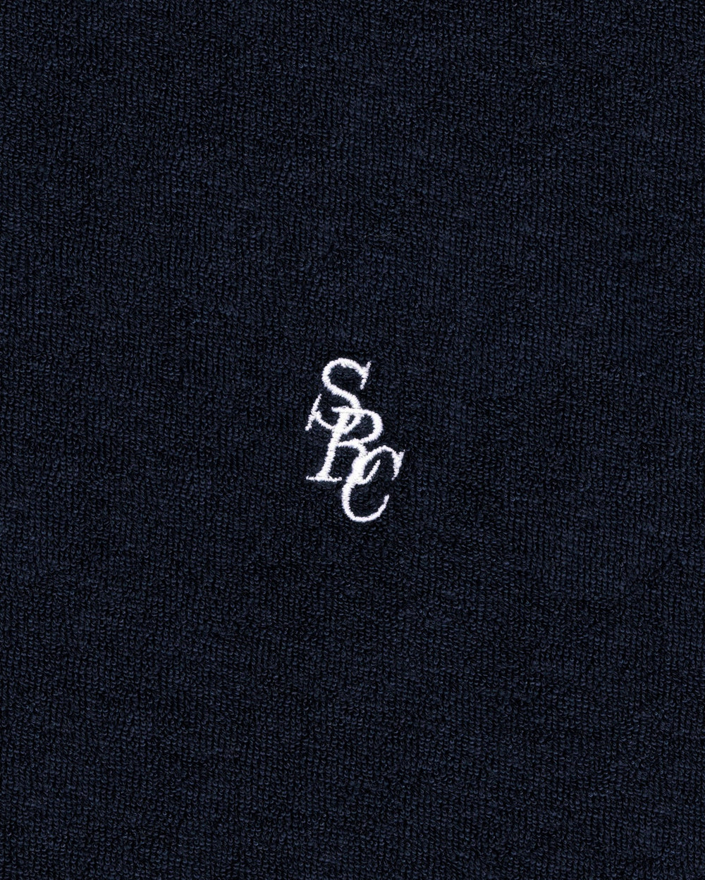 SRC Terry Polo - Navy/White Sporty & Rich Outlet