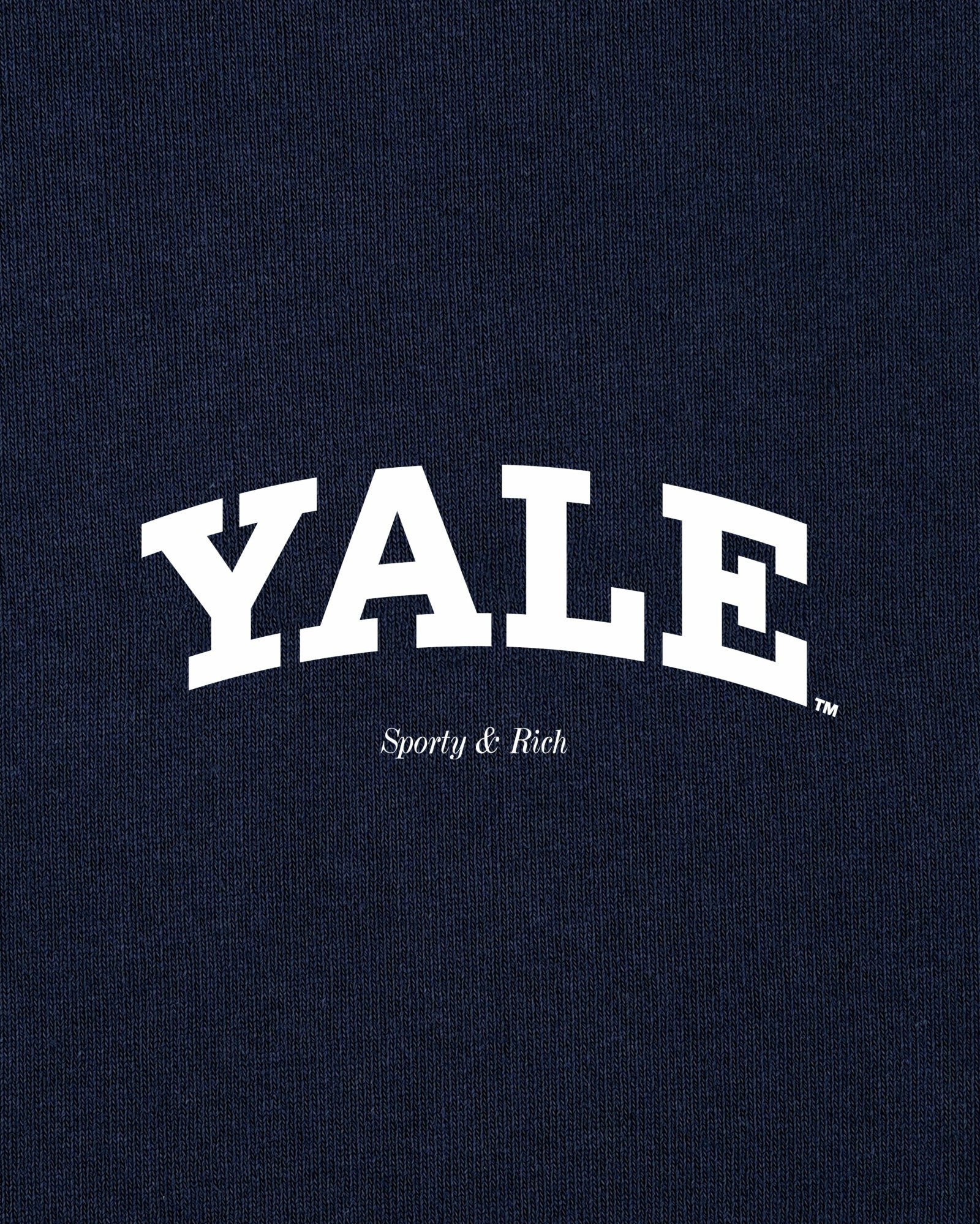 Yale Classic T-shirt - Navy/White Sporty & Rich US