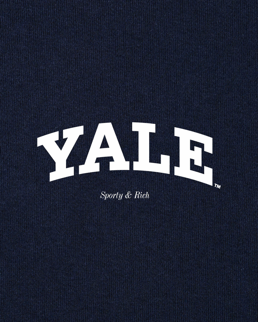 Yale Classic T-shirt - Navy/White Sporty & Rich US