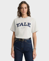 Yale Classic T-shirt - Heather Gray/Navy Sporty & Rich Sale