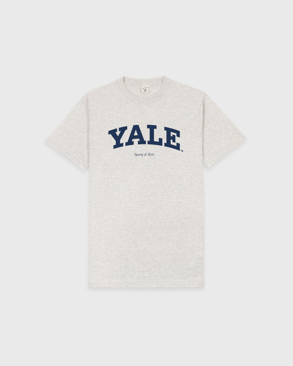 Yale Classic T-shirt - Heather Gray/Navy Sporty & Rich Sale