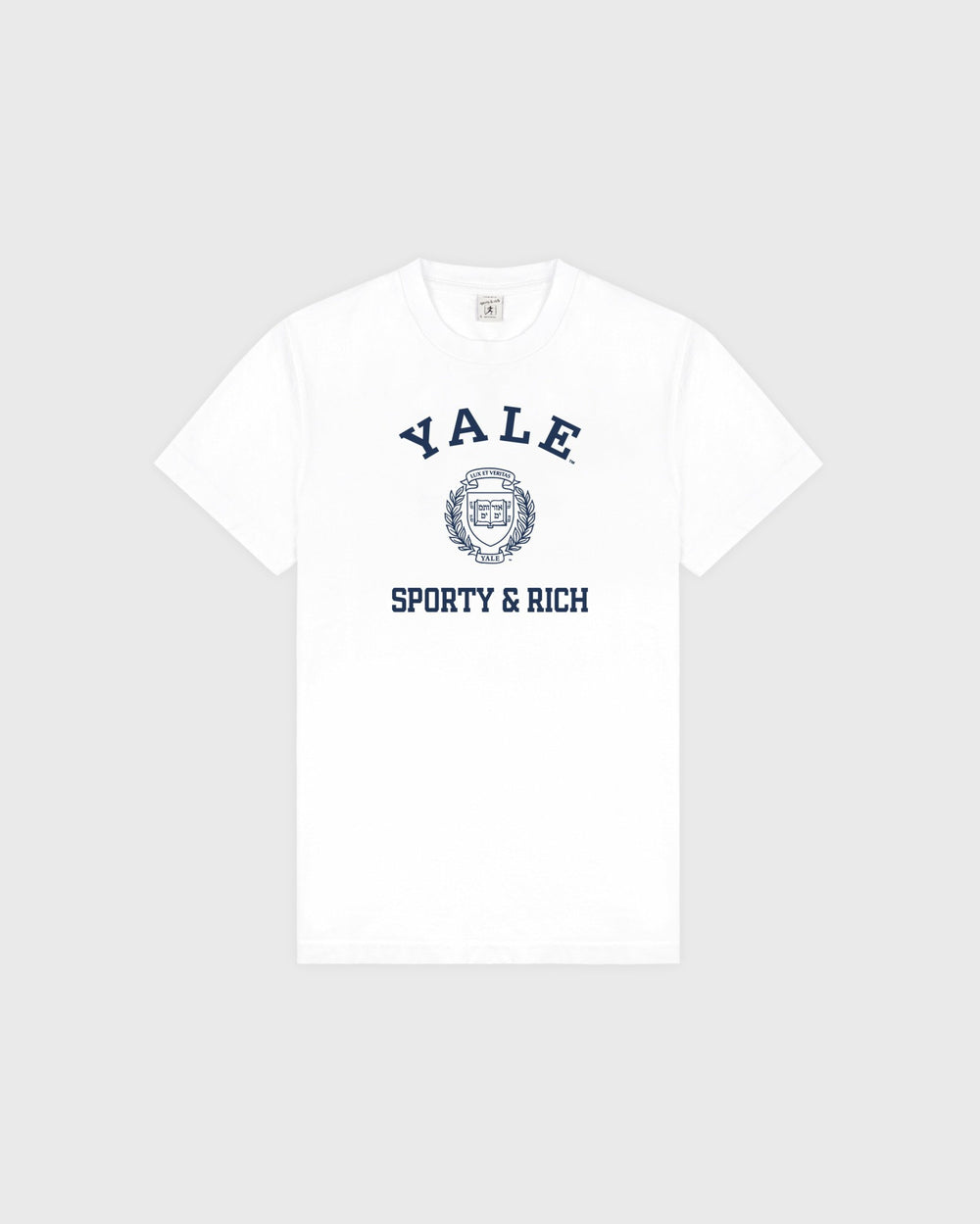 Veritas T-shirt - White/Navy Sporty & Rich Online