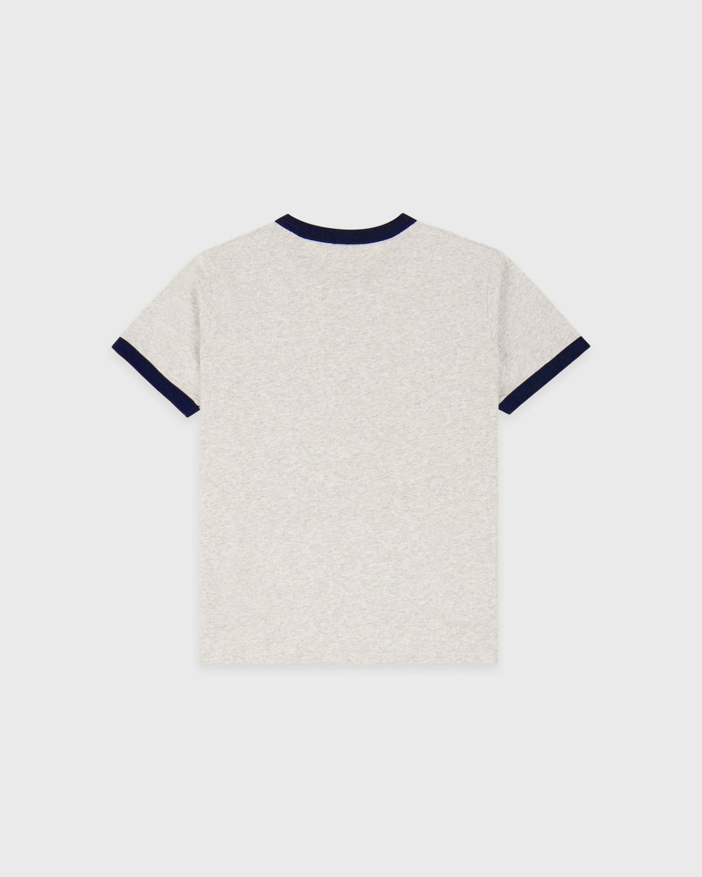 Yale Crest Ringer Tee - Heather Gray/Navy Sporty & Rich Discount