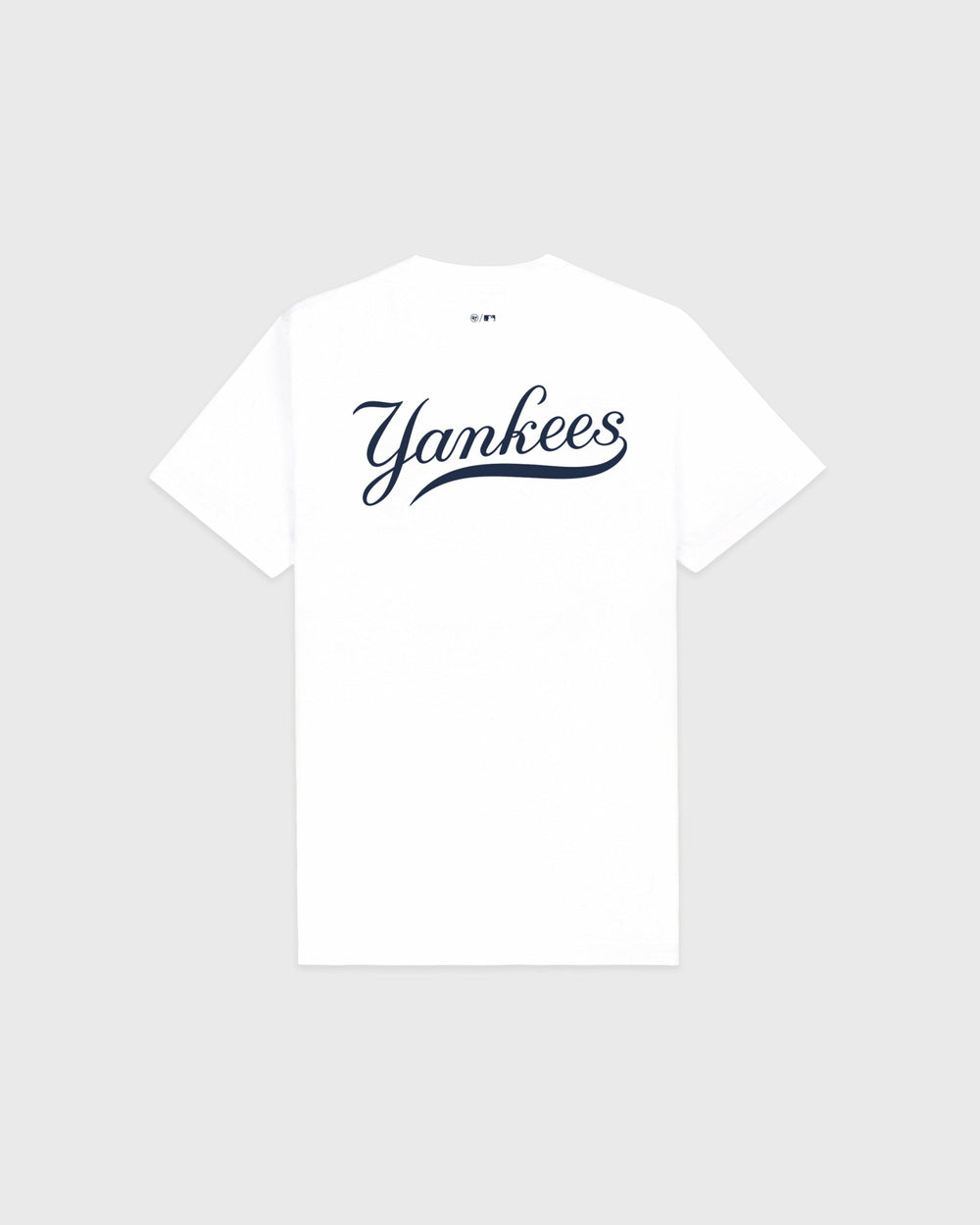 Yankees Curve T-Shirt - White/Navy Sporty & Rich US