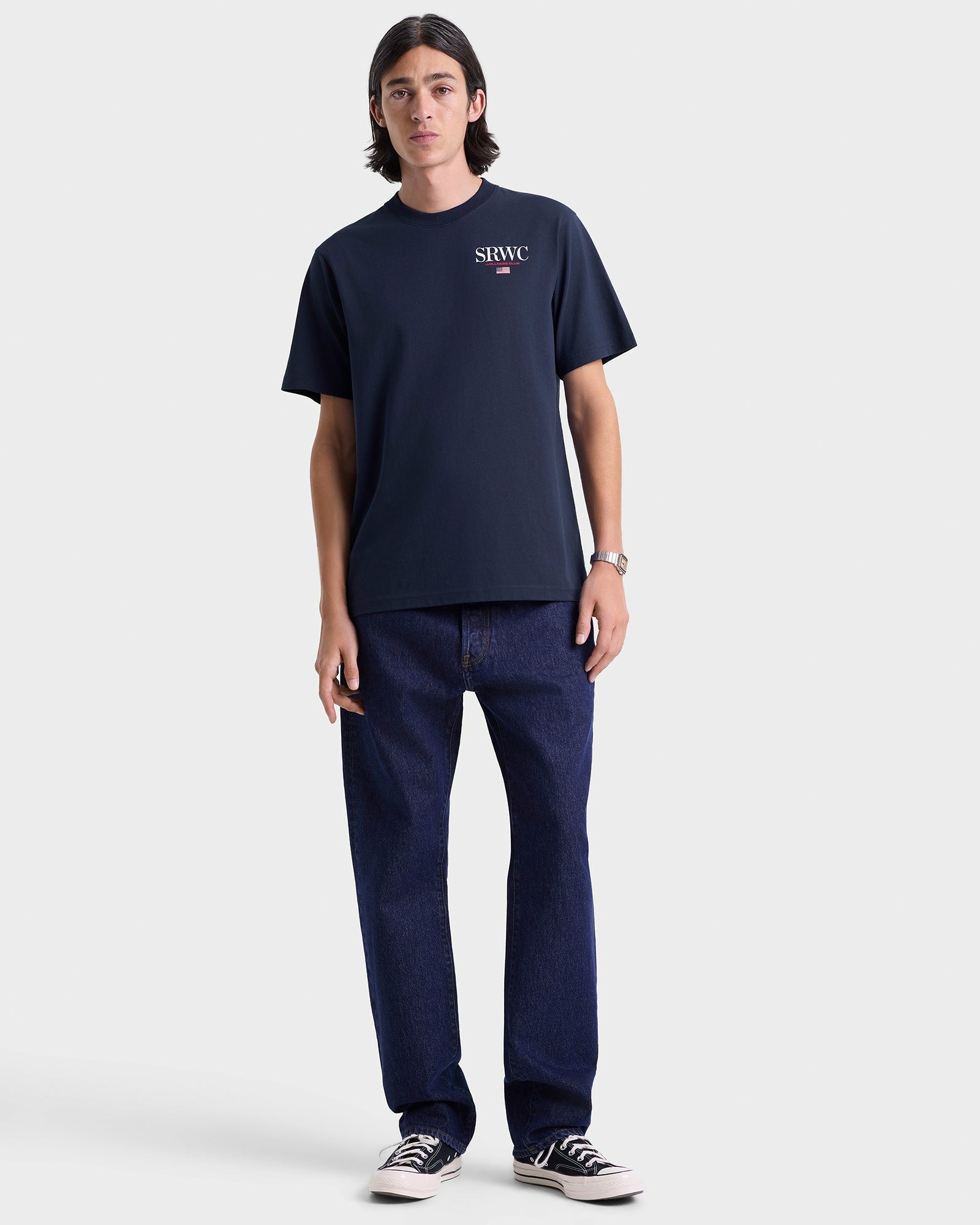 Nautical T-Shirt - Navy/White Sporty & Rich Online