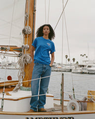 Nautical T-Shirt - Team Blue Sporty & Rich Discount