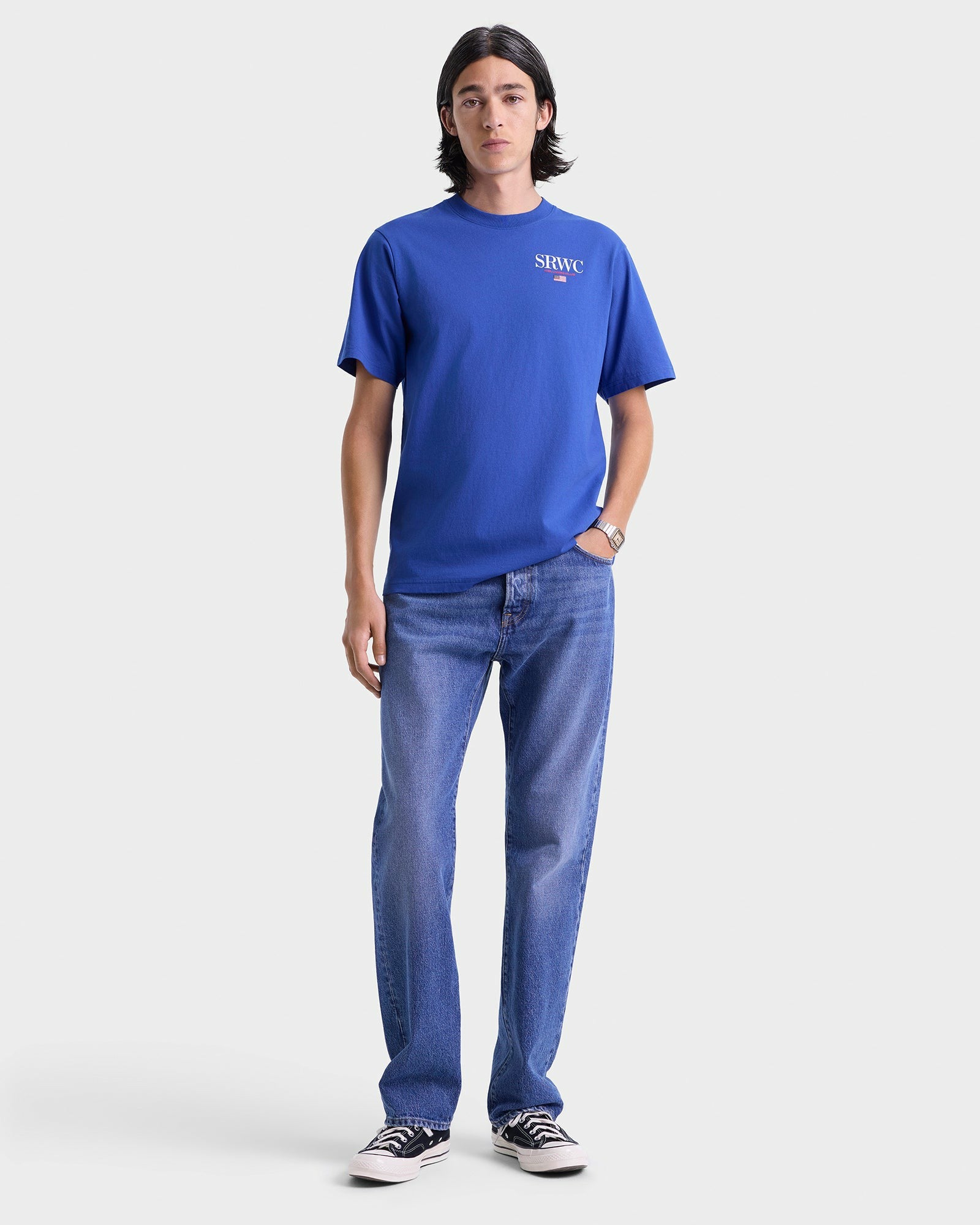 Nautical T-Shirt - Team Blue Sporty & Rich Discount