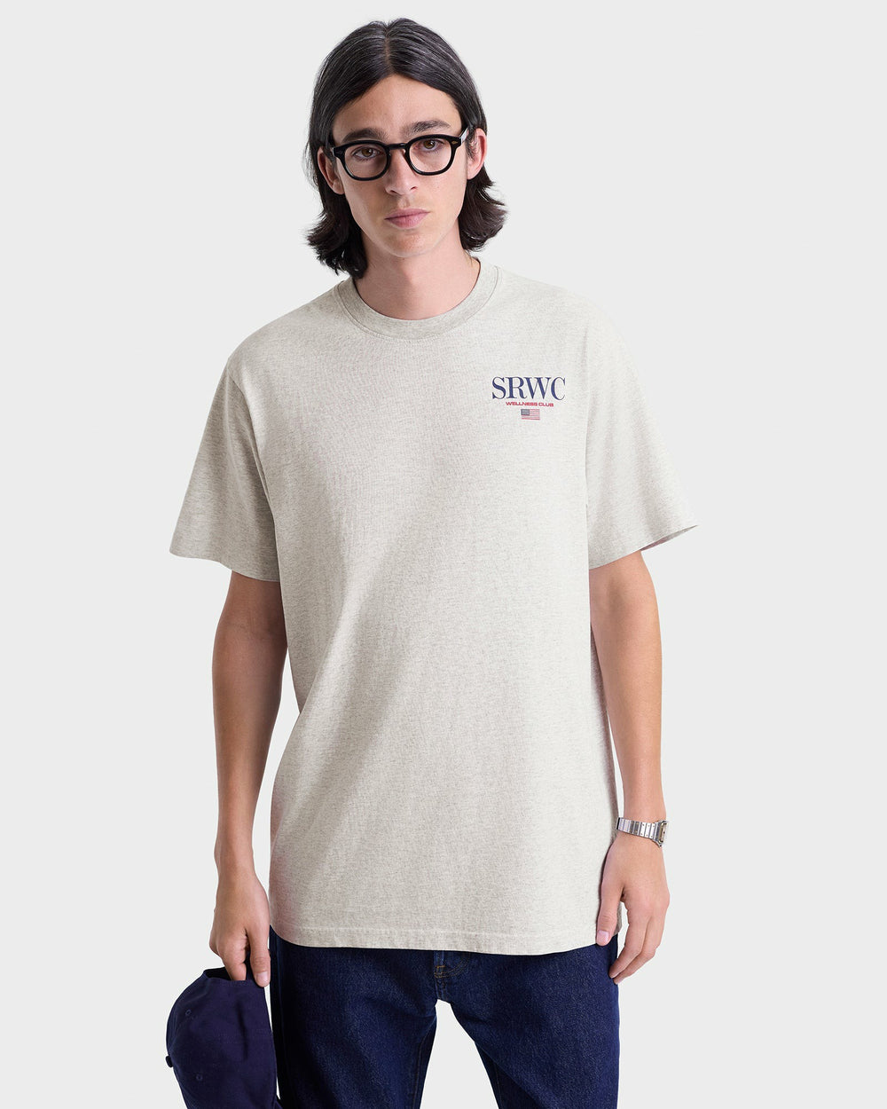 Nautical T-Shirt - Heather Gray Sporty & Rich For Sale