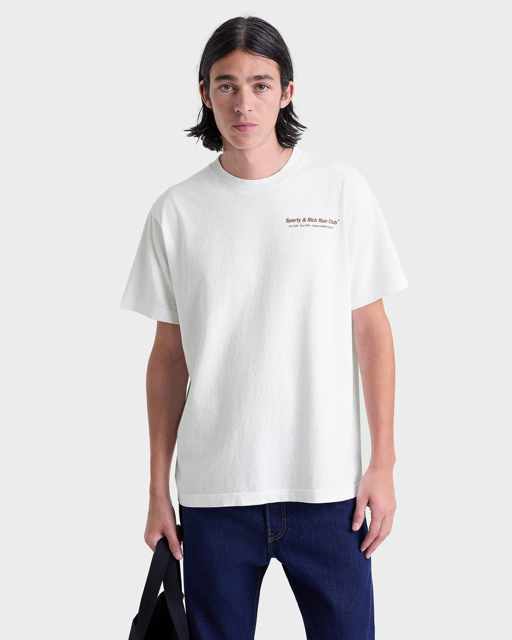 Run Club T-Shirt - White Sporty & Rich Sale