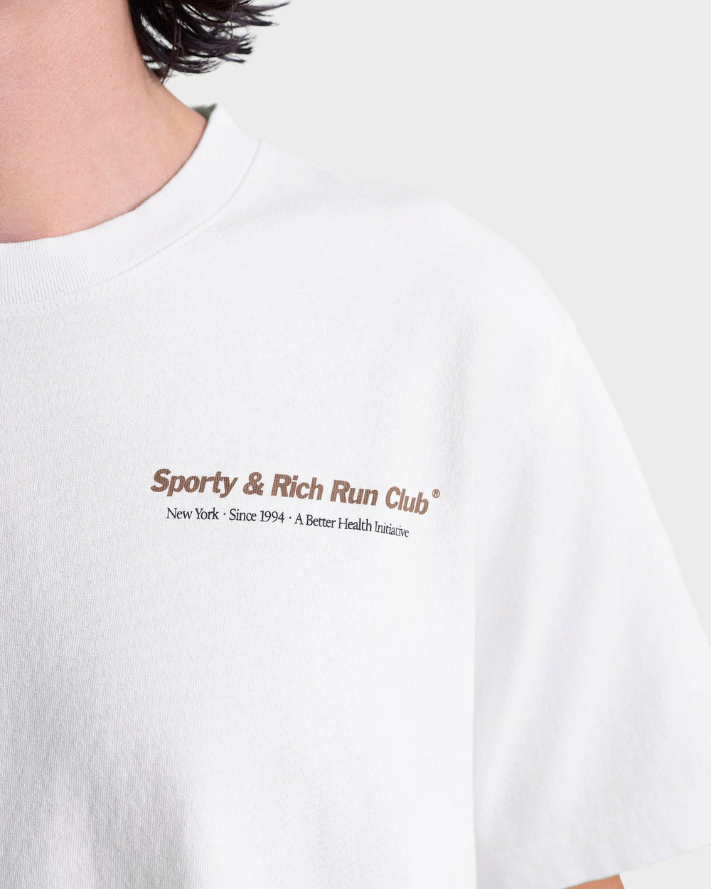Run Club T-Shirt - White Sporty & Rich Sale