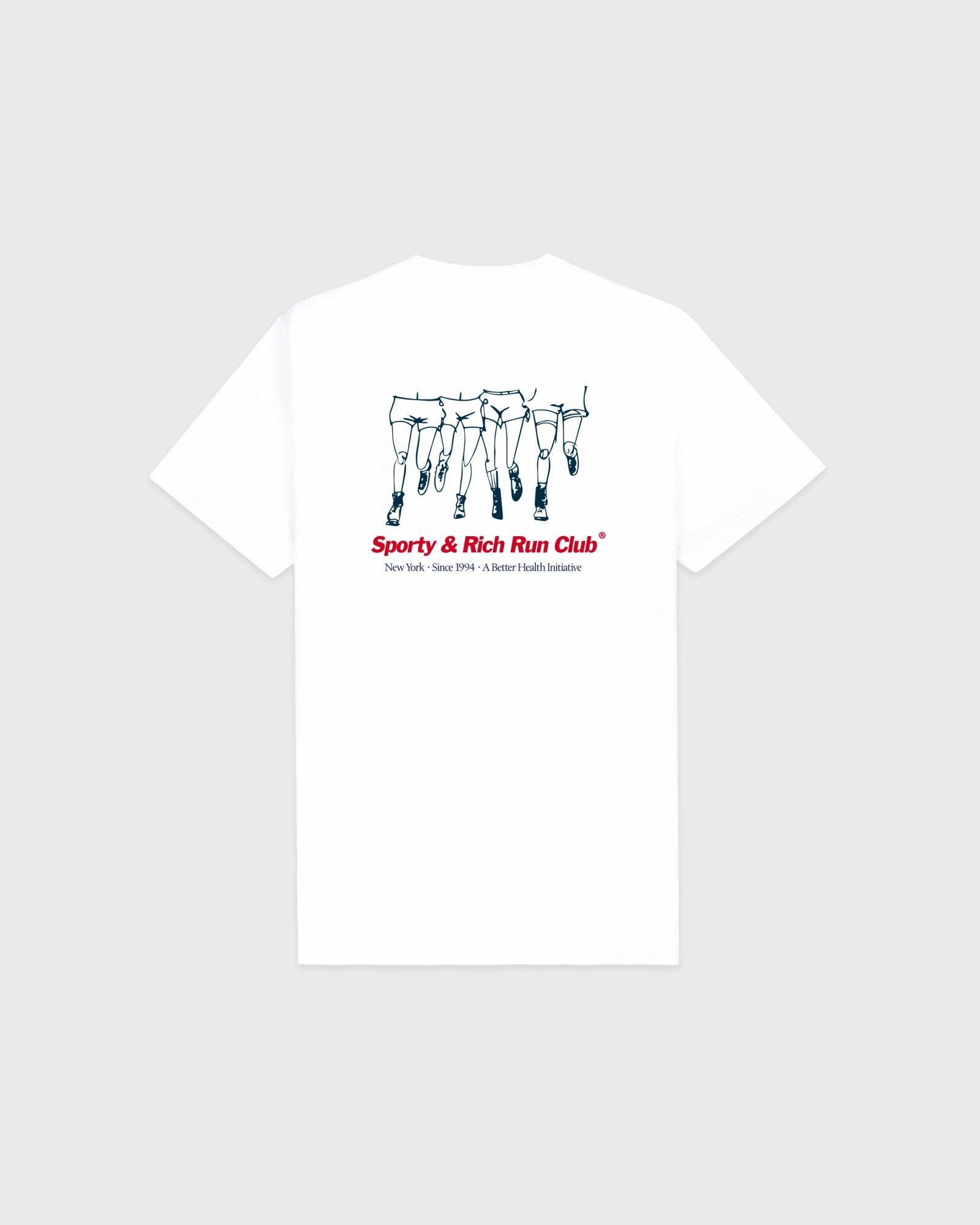 Run Club T-Shirt - White Sporty & Rich Sale