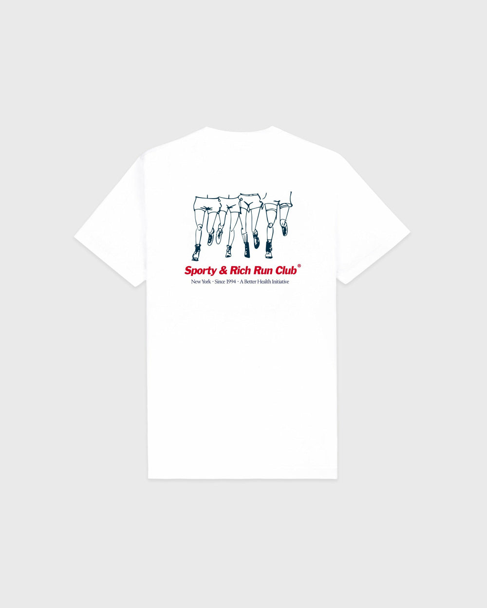 Run Club T-Shirt - White Sporty & Rich Sale