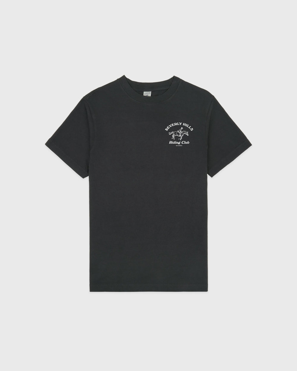 BH Riding Club T-Shirt - Faded Black/White Sporty & Rich Online