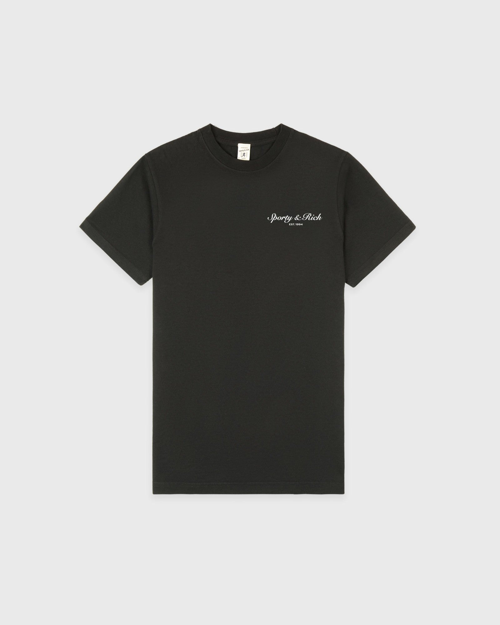 Stallion T-Shirt - Faded Black/White Sporty & Rich Discount