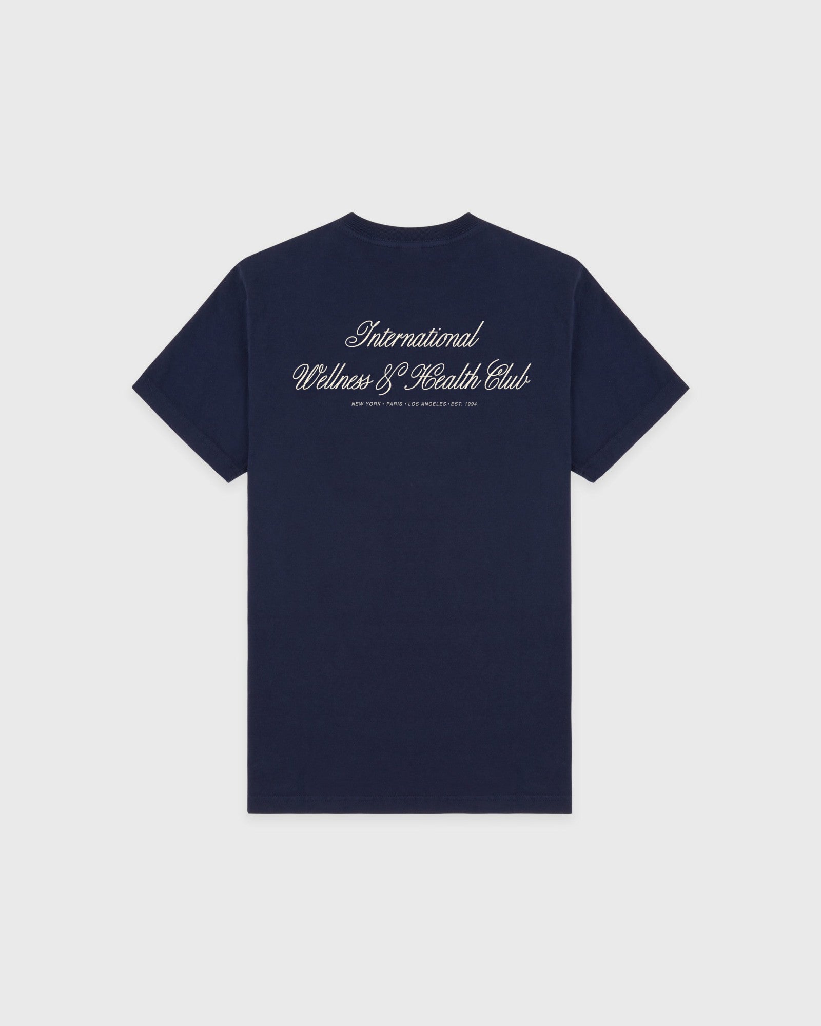 International T-Shirt - Navy/Ecru Sporty & Rich Outlet