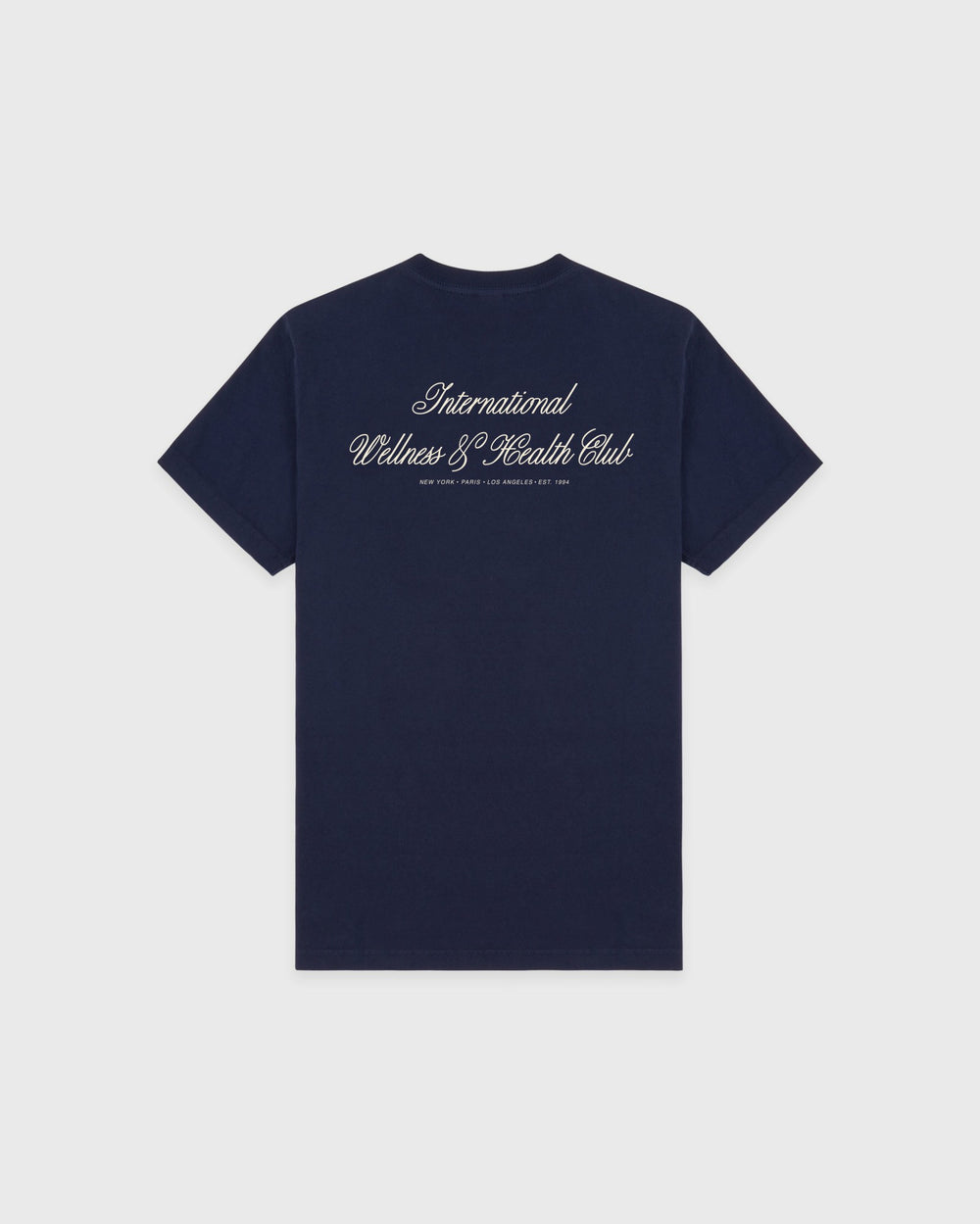 International T-Shirt - Navy/Ecru Sporty & Rich Outlet