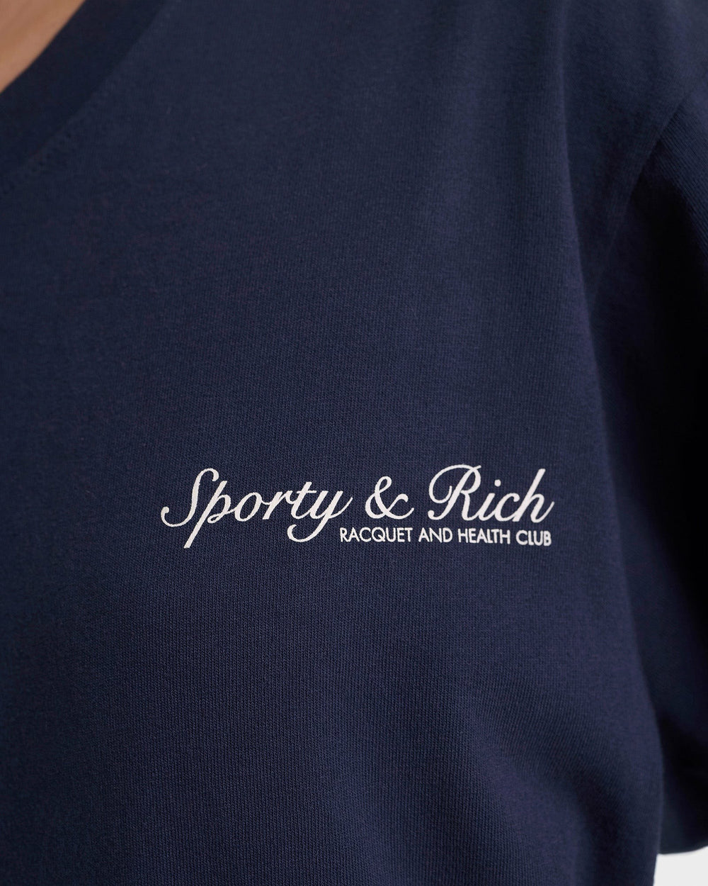 Syracuse T-Shirt - Navy/Ecru Sporty & Rich Sale
