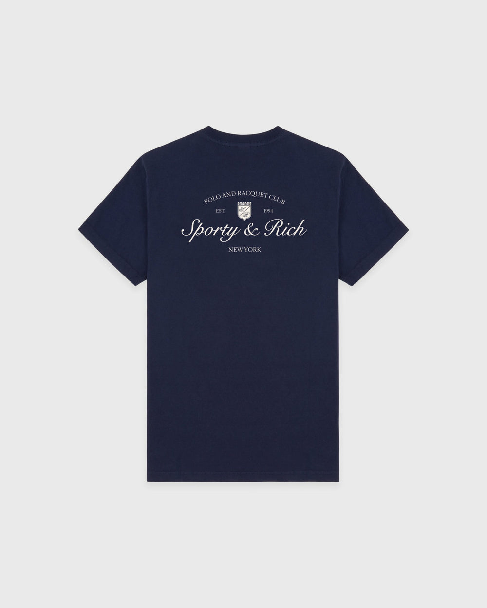 Syracuse T-Shirt - Navy/Ecru Sporty & Rich Sale