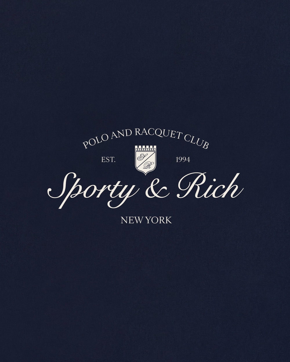 Syracuse T-Shirt - Navy/Ecru Sporty & Rich Sale