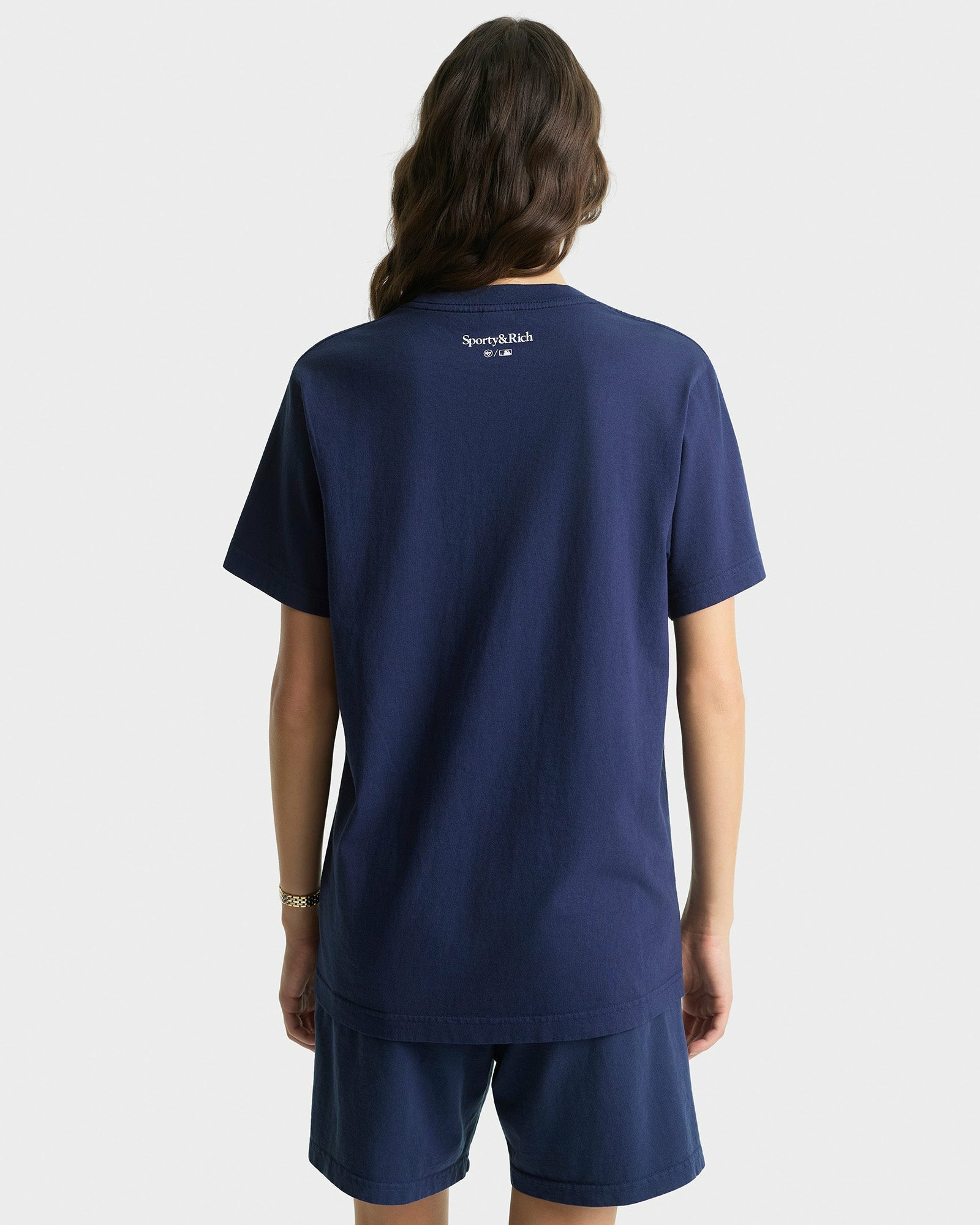 Yankees Ivy T-Shirt - Navy/White Sporty & Rich Online