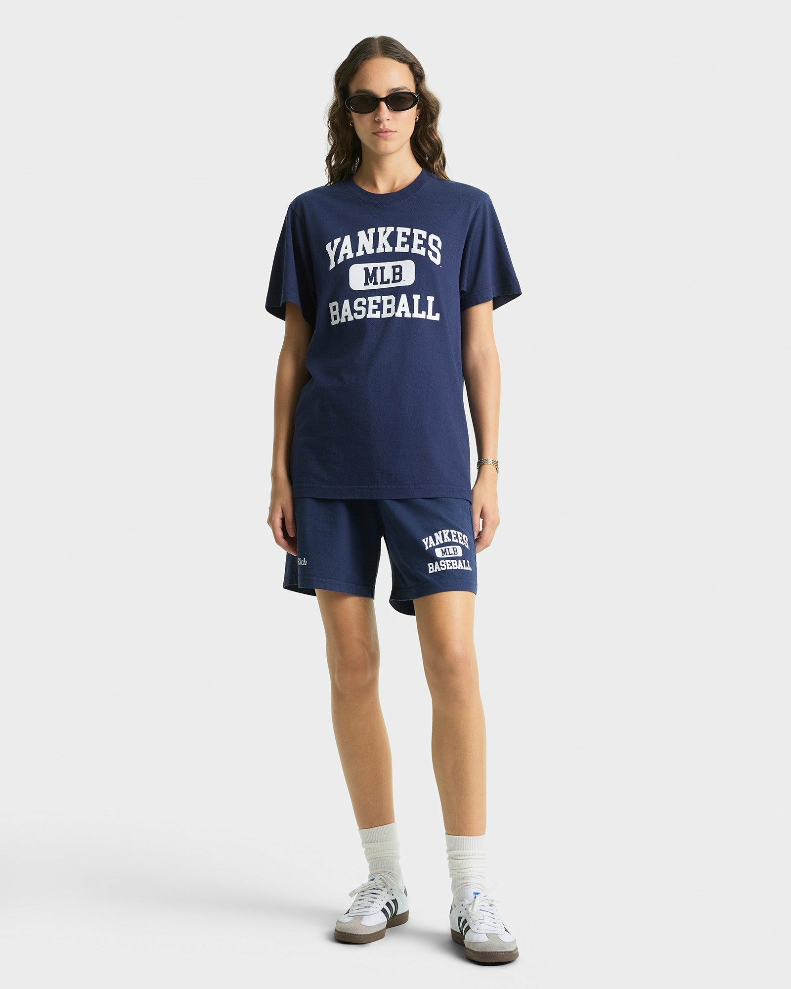Yankees Ivy T-Shirt - Navy/White Sporty & Rich Online