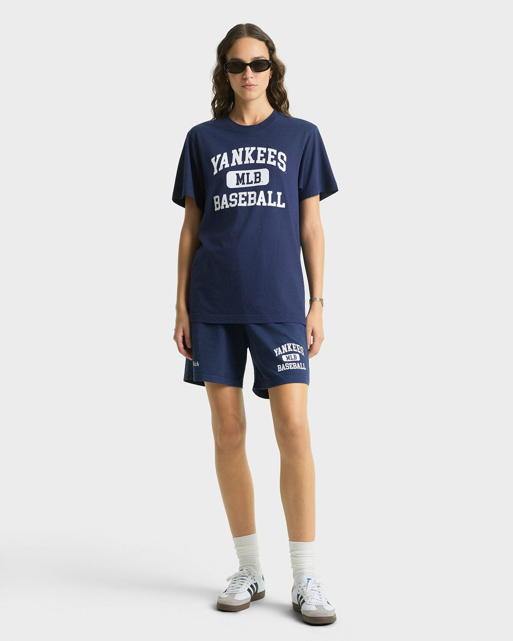 Yankees Ivy T-Shirt - Navy/White Sporty & Rich Online