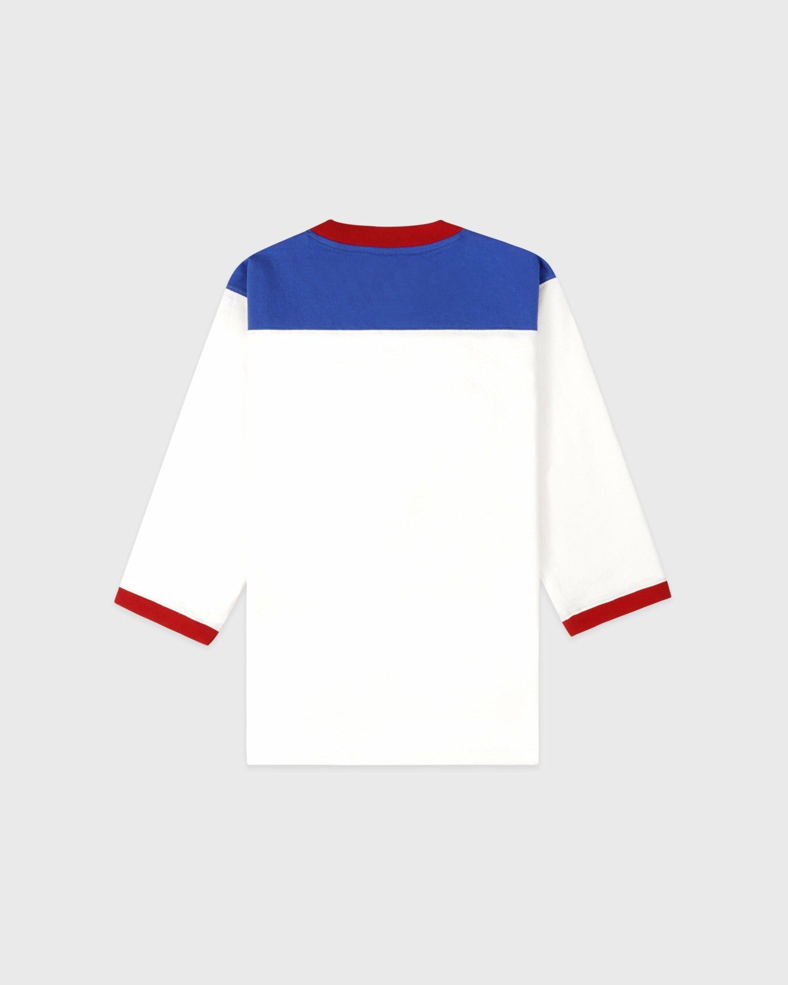 Wellness 94 Long Football Tee - White/Ruby/Team Blue Sporty & Rich Sale