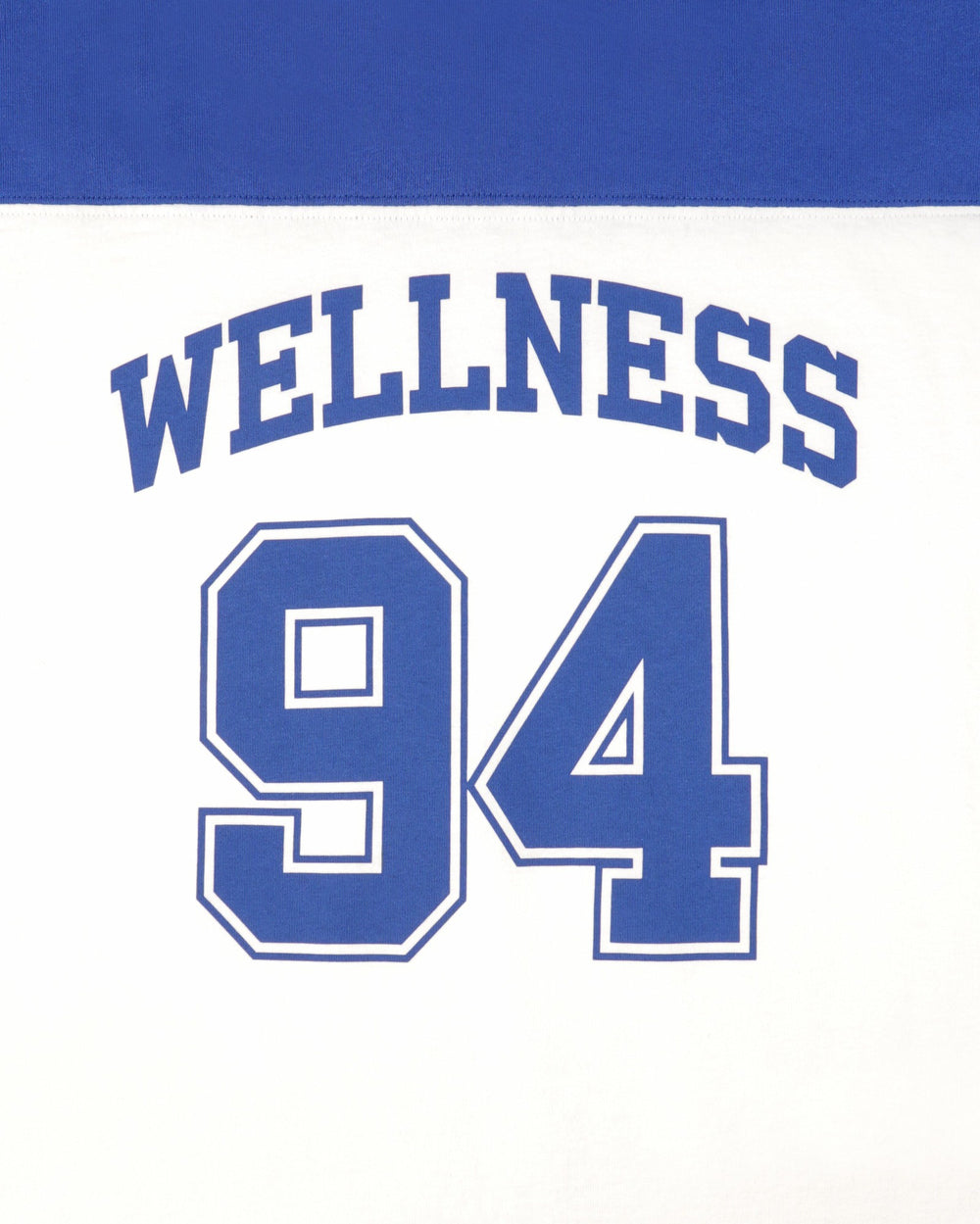 Wellness 94 Long Football Tee - White/Ruby/Team Blue Sporty & Rich Sale