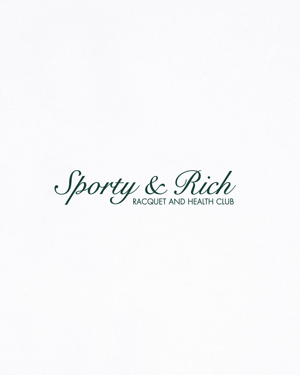 Syracuse T-Shirt - White/Forest Sporty & Rich Online