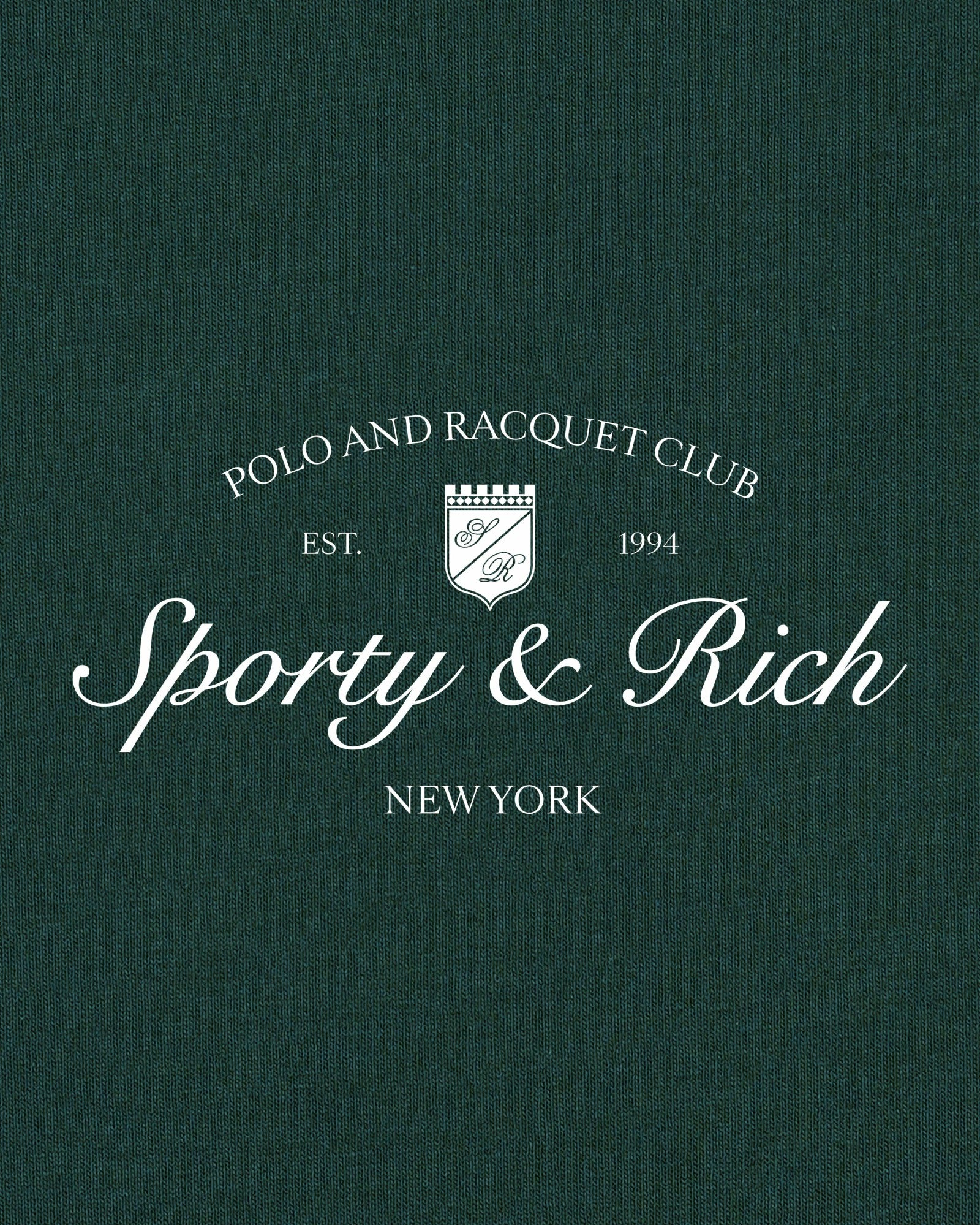 Syracuse T-Shirt - Forest/White Sporty & Rich Discount