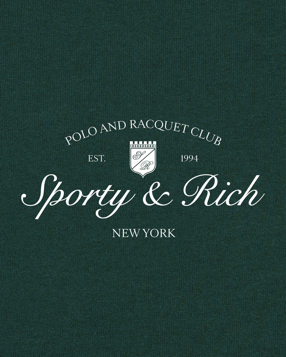 Syracuse T-Shirt - Forest/White Sporty & Rich Discount
