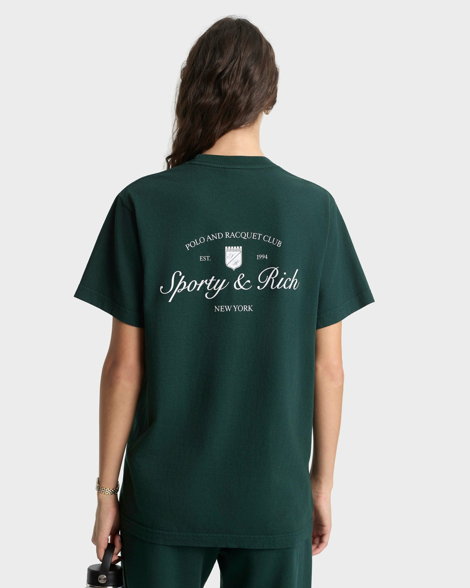 Syracuse T-Shirt - Forest/White Sporty & Rich Discount