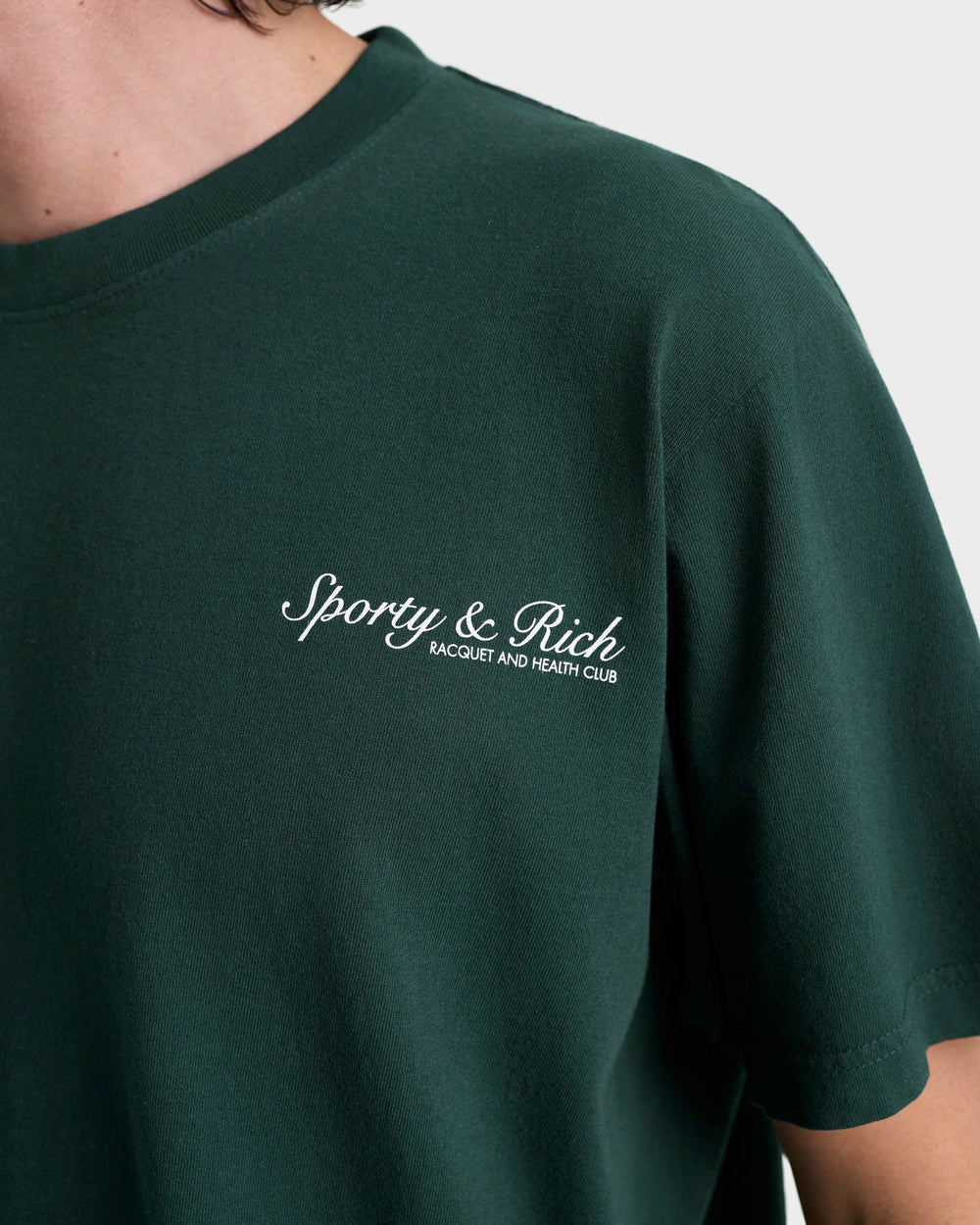 Syracuse T-Shirt - Forest/White Sporty & Rich Discount