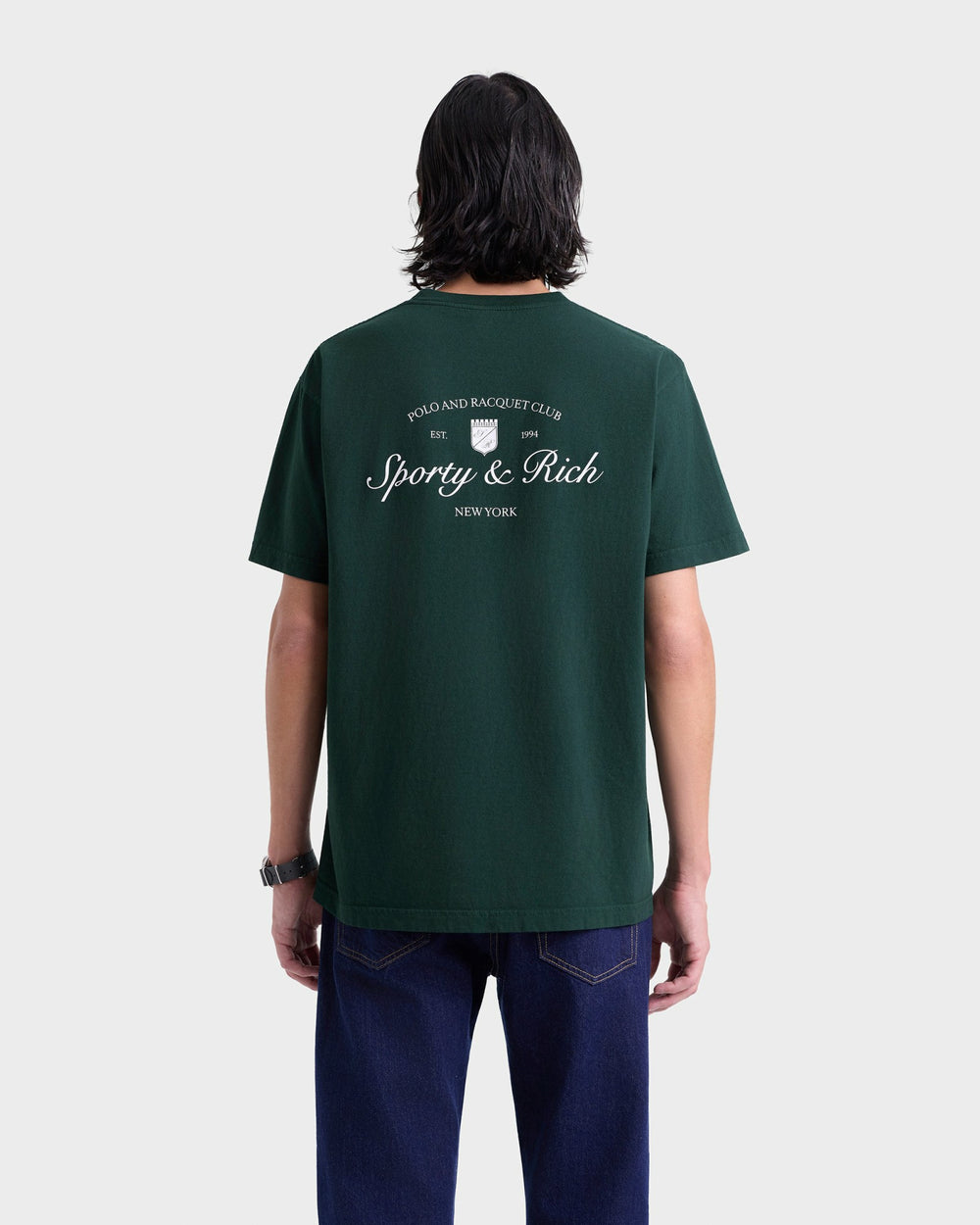 Syracuse T-Shirt - Forest/White Sporty & Rich Discount