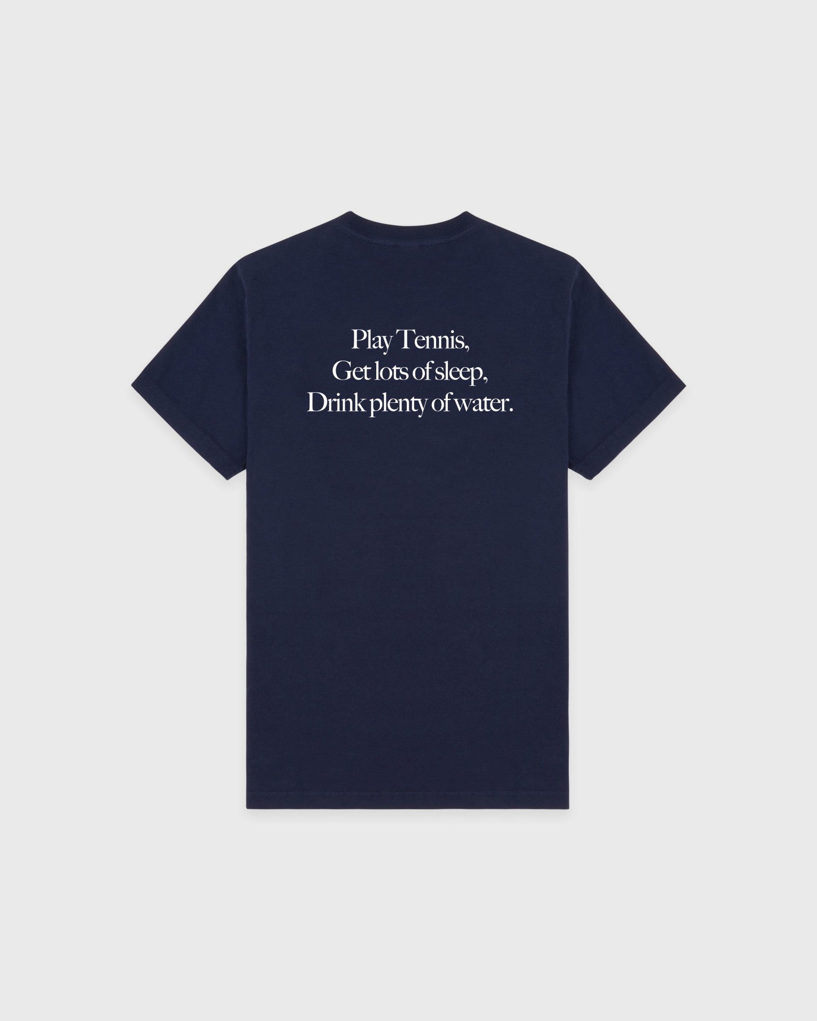 Play Tennis T-Shirt - Navy/White Sporty & Rich Outlet