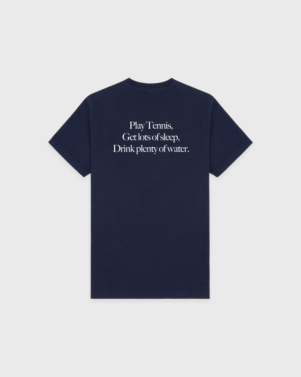 Play Tennis T-Shirt - Navy/White Sporty & Rich Outlet