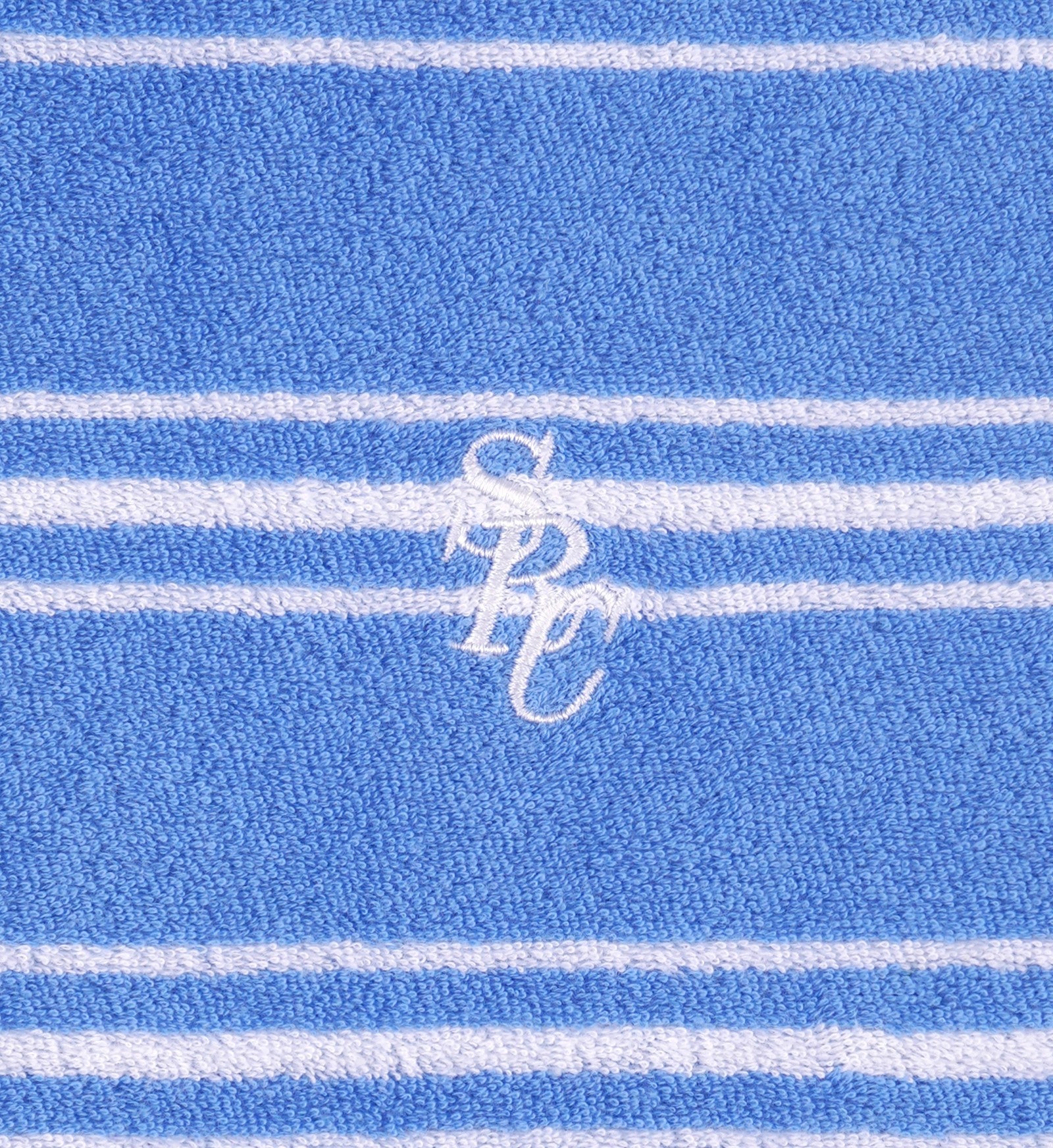 SRC Terry Polo - Juniper Striped Sporty & Rich Sale