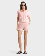 SRC Terry Polo - Pink Dolphin Striped Sporty & Rich Online