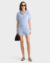 Vendome Terry Polo - Ciel/Navy Sporty & Rich Outlet