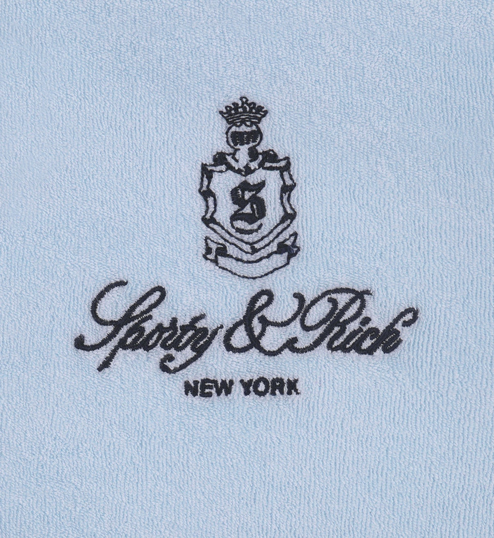 Vendome Terry Polo - Ciel/Navy Sporty & Rich Outlet